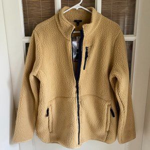 NWT Talbots Sherpa Zip-Up